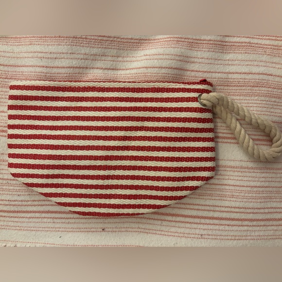 Anchor striped wristlet purse - NEW - Picture 2 of 5